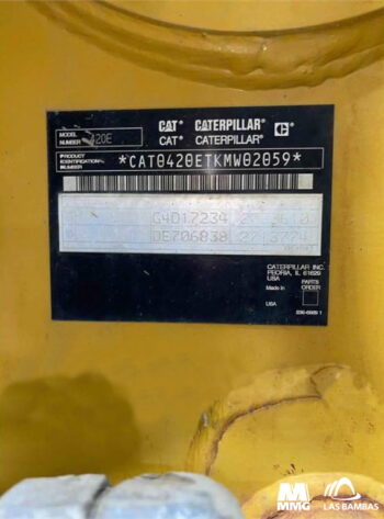 RETROEXCAVADORA MARCA CATERPILLAR MODELO 420E AÑO 2018 PRECIO S/. 214,600.00 - Image 13